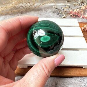 Beautiful Small Malachite Sphere